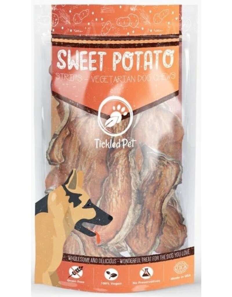 Tickled Pet Tickled Pet American Sweet Potato Strips Dog Treats 8oz