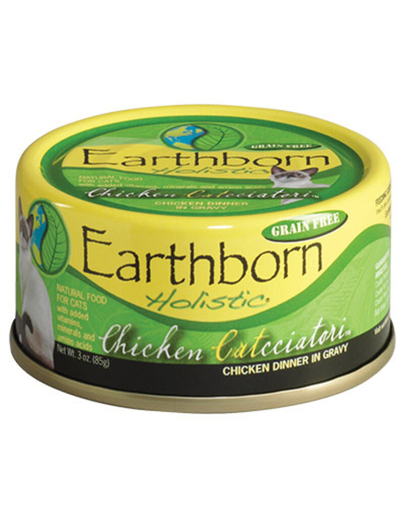 EARTHBORN CAT GRAIN FREE CHICKEN CATCCIATORI 3OZ