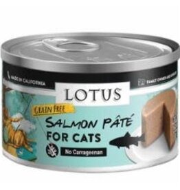 Lotus Lotus Grain Free Salmon Pate Cat Can 2.75oz
