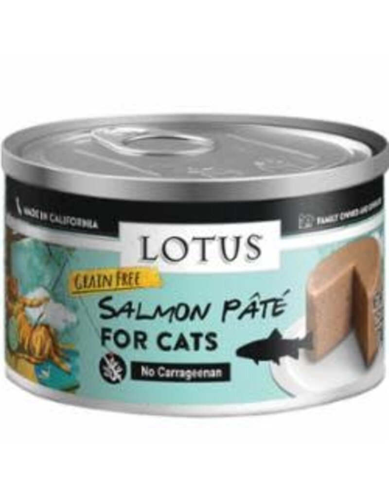 Lotus Lotus Grain Free Salmon Pate Cat Can 2.75oz