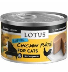 Lotus Lotus Grain Free Chicken Pate Cat Can 2.75oz