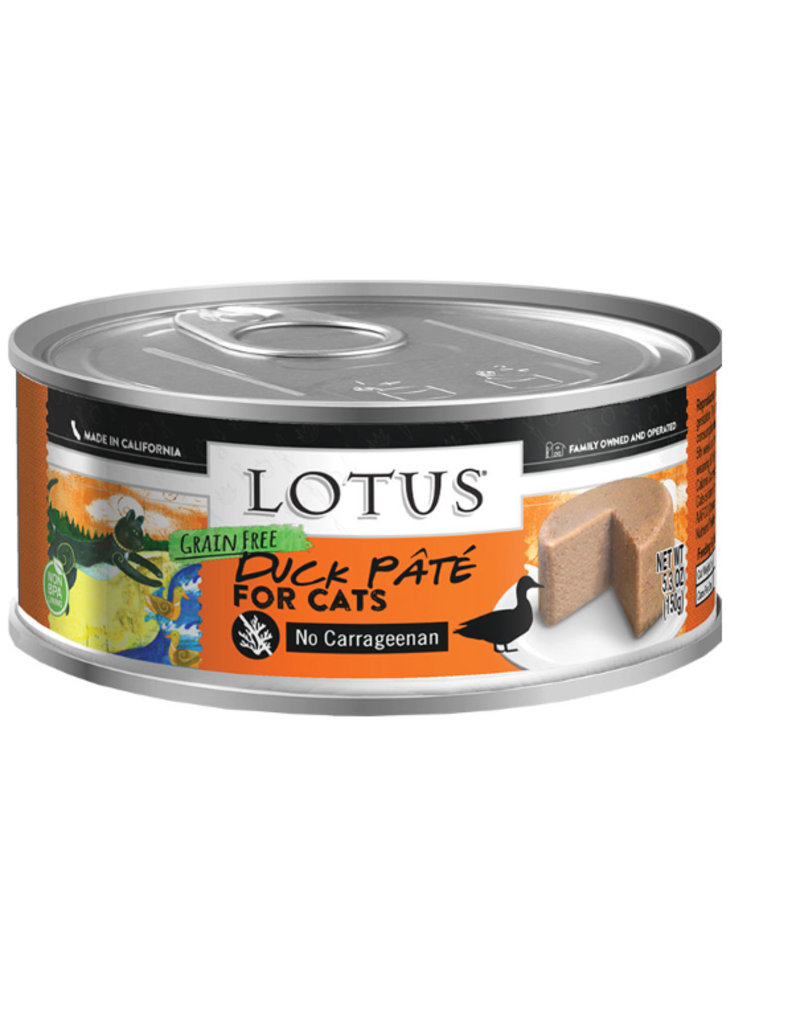 Lotus Grain Free Duck Pate Cat Can 5.3oz