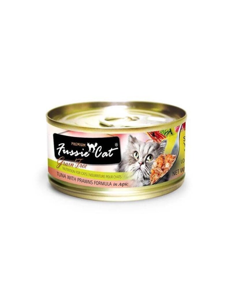 Fussie Cat Fussie Cat Tuna With Prawns In Aspic Premium Grain Free Canned Cat Food 2.82 oz