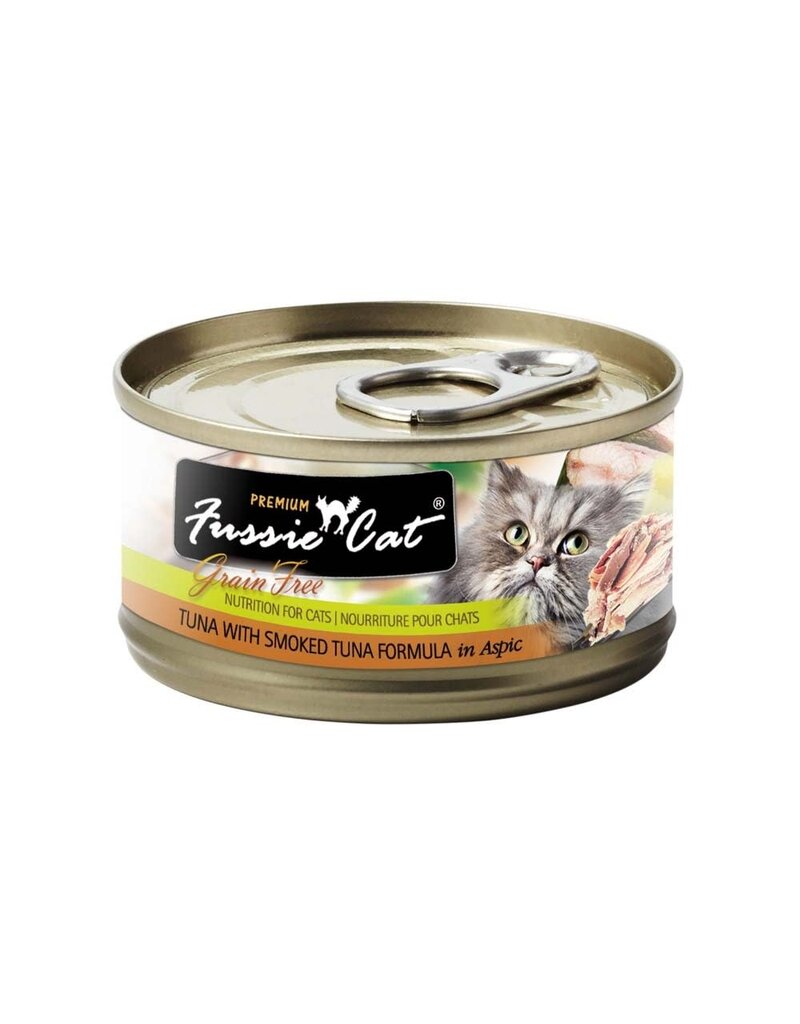 Fussie Cat Fussie Cat Premium Grain Free Smoked Tuna Canned Cat 2.82 oz