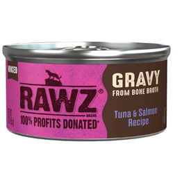 Rawz Rawz Gravy Tuna & Salmon Canned Cat Food 3oz