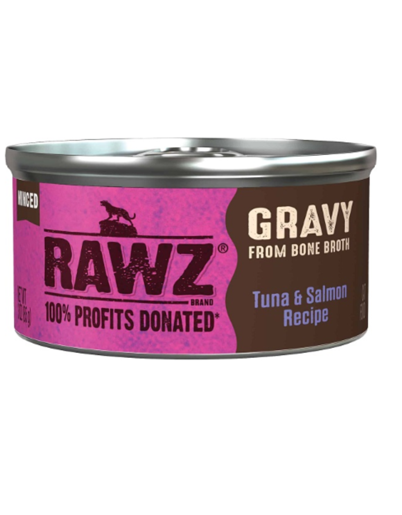 Rawz Rawz Gravy Tuna & Salmon Canned Cat Food 3oz