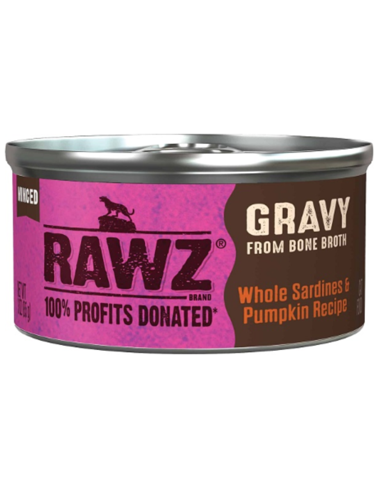 Rawz Gravy Whole Sardines & Pumpkin Canned Cat Food 3oz