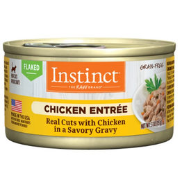 Nature's Variety Nature's Variety Instinct Flaked Chicken Entree in Savory Gravy Canned Cat Food 3oz