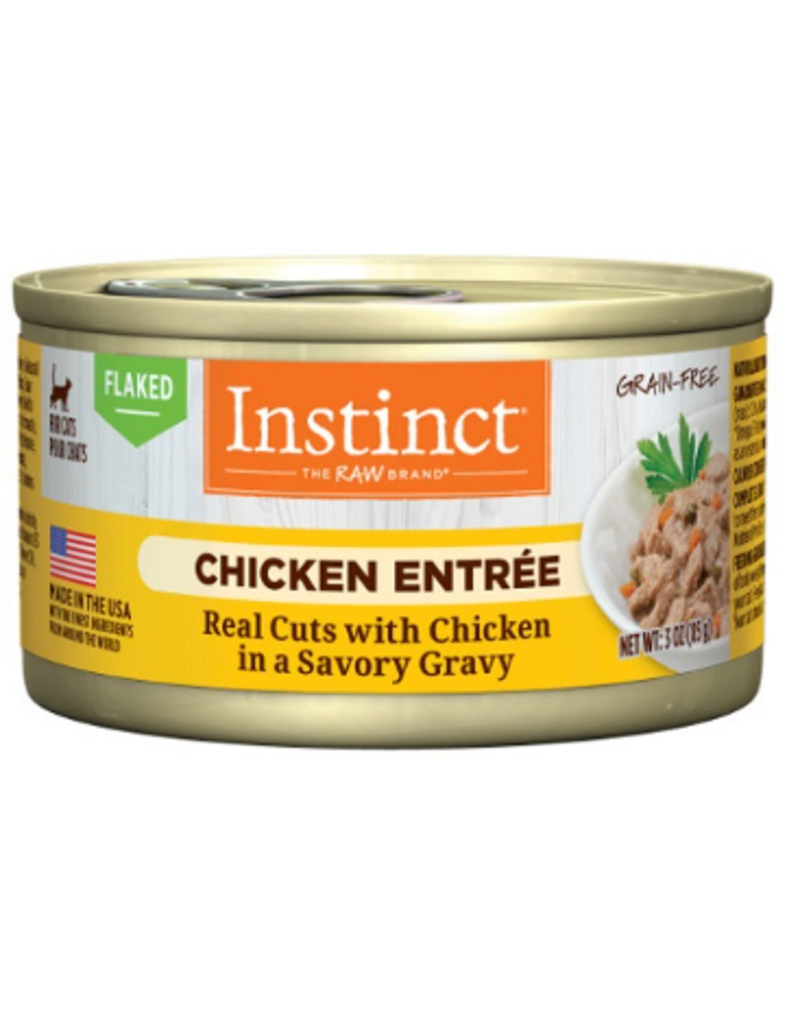 Nature's Variety Nature's Variety Instinct Flaked Chicken Entree in Savory Gravy Canned Cat Food 3oz