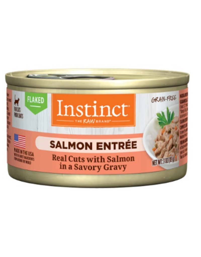 Nature's Variety Nature's Variety Instinct Flaked Salmon Entree in Savory Gravy Canned Cat Food 3oz