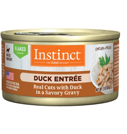 Nature's Variety Nature's Variety Instinct Flaked Duck Entree in Savory Gravy Canned Cat Food 3oz