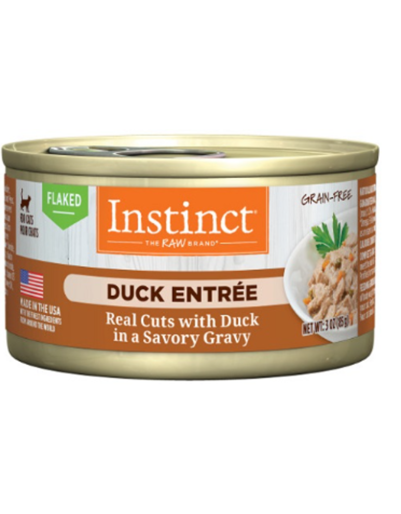 Nature's Variety Nature's Variety Instinct Flaked Duck Entree in Savory Gravy Canned Cat Food 3oz