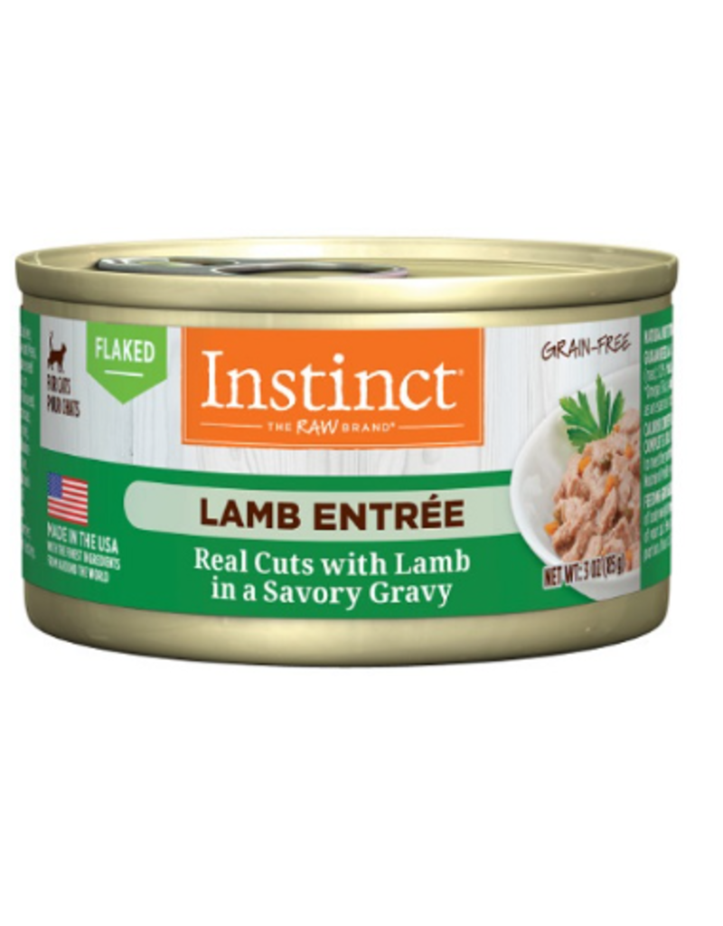 Nature's Variety Nature's Variety Instinct Flaked Lamb Entree in Savory Gravy Canned Cat Food 3oz
