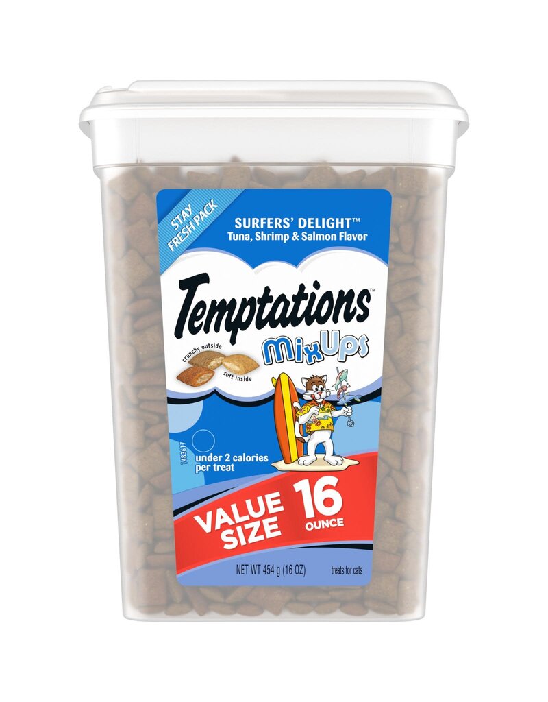 Whiskas Temptations Mixups Surfers Delight Value Pack 16 oz