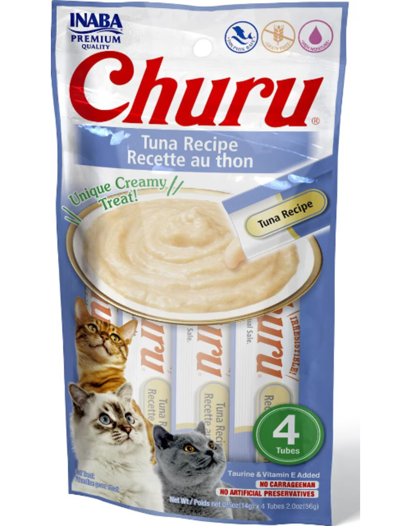 Inaba Inaba Churu Grain-Free Tuna Puree Lickable Cat Treat