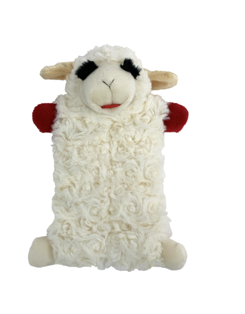 Multipet Lamb Chop Squeaker Mat Dog Toy 9"