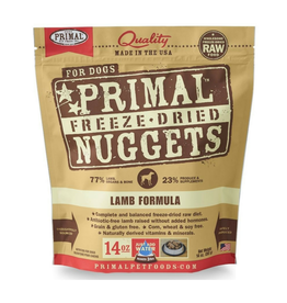 Primal Primal Freeze Dried Raw Lamb Formula Nuggets Dog Food 14oz
