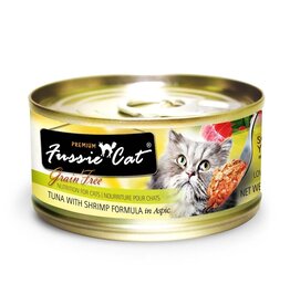 Fussie Cat Fussie Cat Tuna With Shrimp In Aspic Premium Grain Free Canned Cat Food 2.82 oz