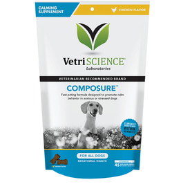 Vetri-Science VetriScience Chicken Flavor Composure Calming Treats For Dogs 45 Count