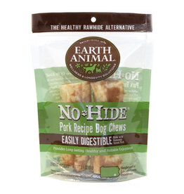 Earth Animal Earth Animal No-Hide Pork Rolls For Dogs 4" 2 Pack