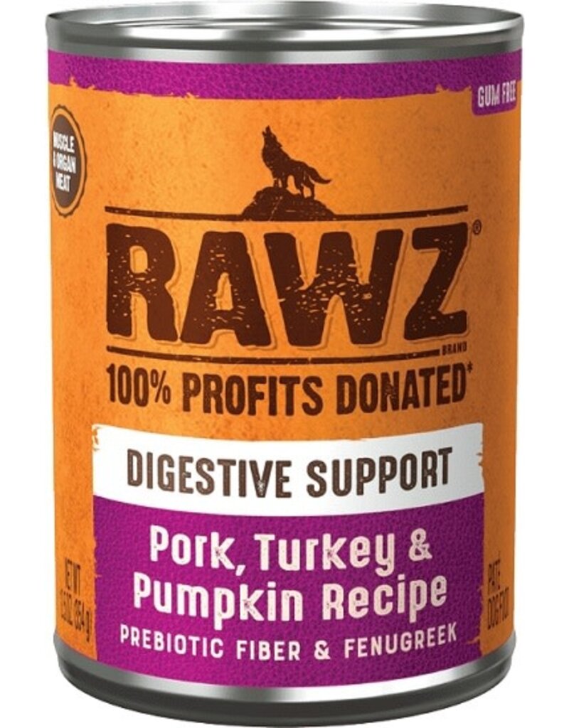 Rawz Rawz Digestive Support Pork, Turkey & Pumpkin Canned Dog Food 12.5oz