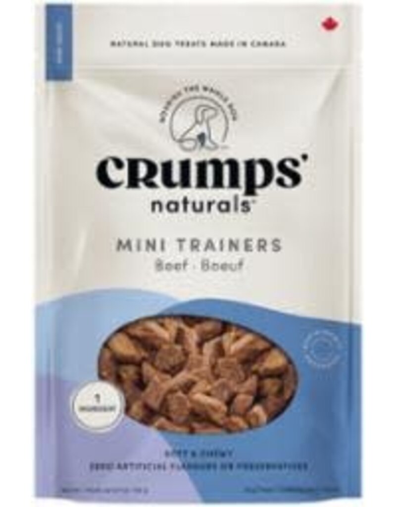 Crump Naturals CRUMPS CHIEN MINI-BOUCHEES D'ENTRAINEMENT SEMI-HUMIDES, BEEF 4.2oz (CS=12)
