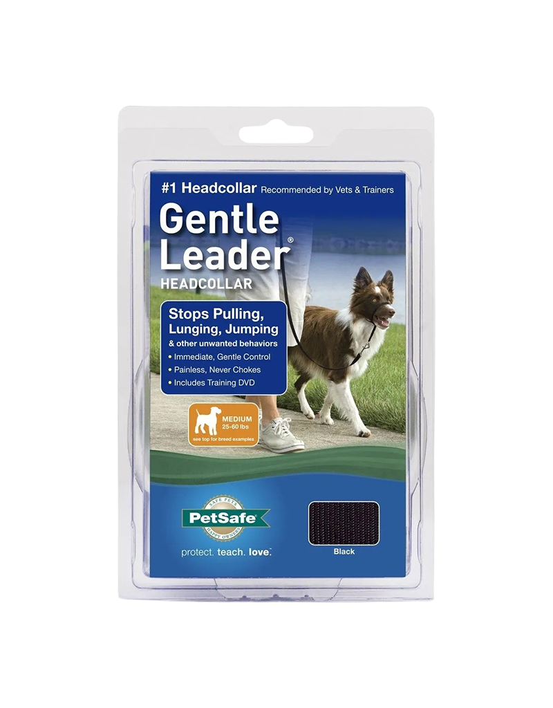 PetSafe Gentle Leader No-Pull Dog Headcollar Black Medium