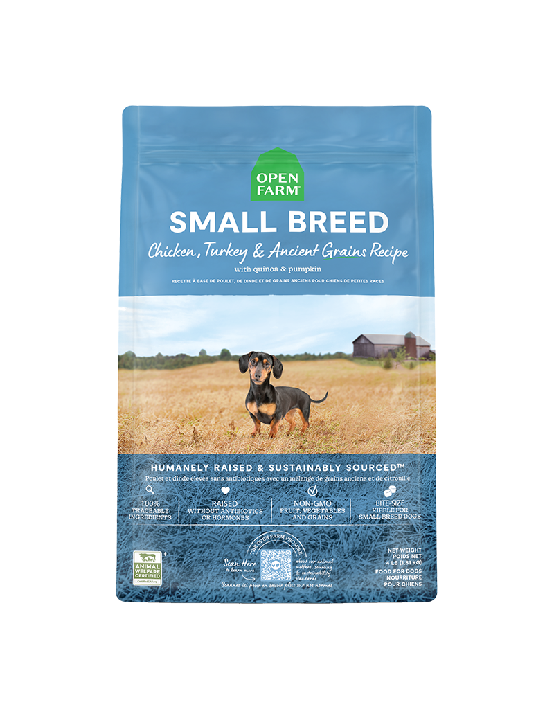 Open Farm Open Farm Chicken, Turkey & Ancient Grains Small Breed Dog Food 4LB