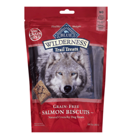 Blue Buffalo Blue Buffalo Wilderness Trail Treats Salmon Biscuits Grain-Free Dog Treats- 10 OZ. Bag