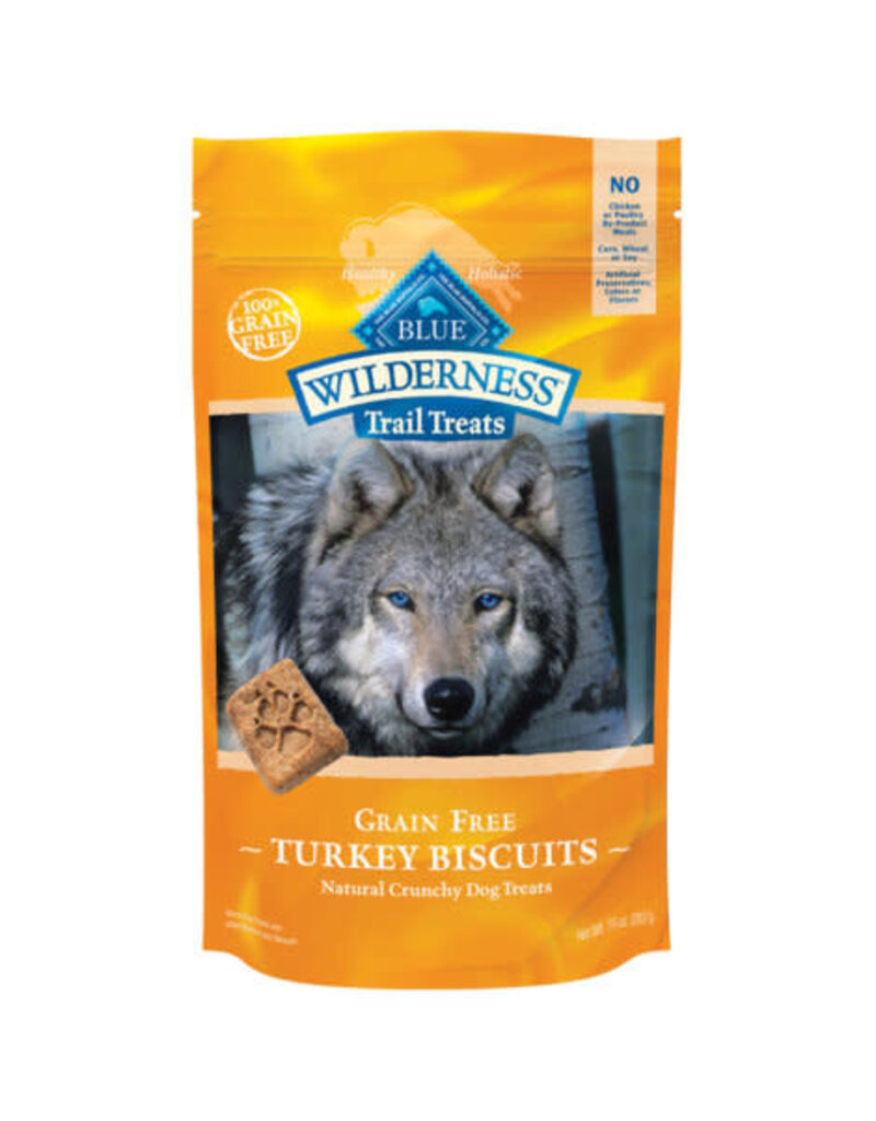 Blue Buffalo Blue Buffalo Wilderness Trail Treats Turkey Biscuits Grain-Free Dog Treats 10 oz
