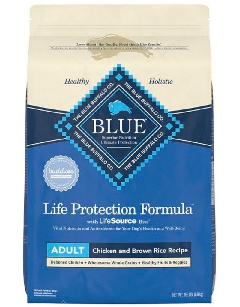 Blue Buffalo Blue Buffalo dog adult chicken brown rice 15lb