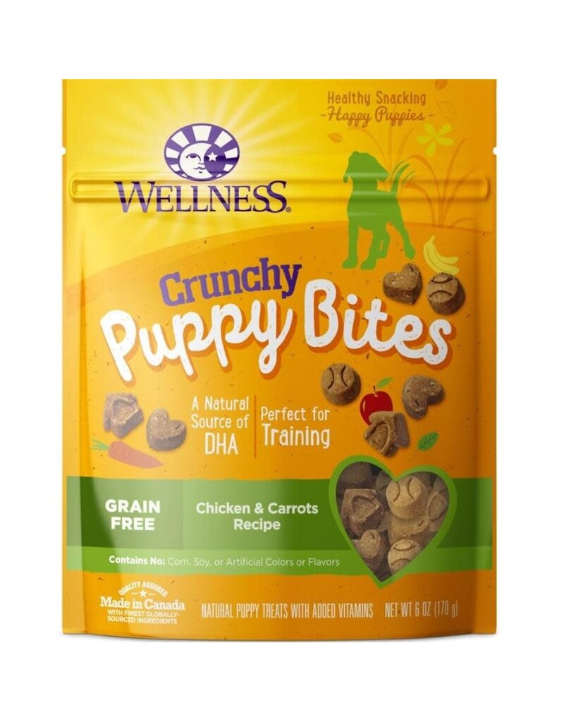Wellness Wellness Crunchy Puppy Bites Chicken & Carrots Dog Treats 6oz