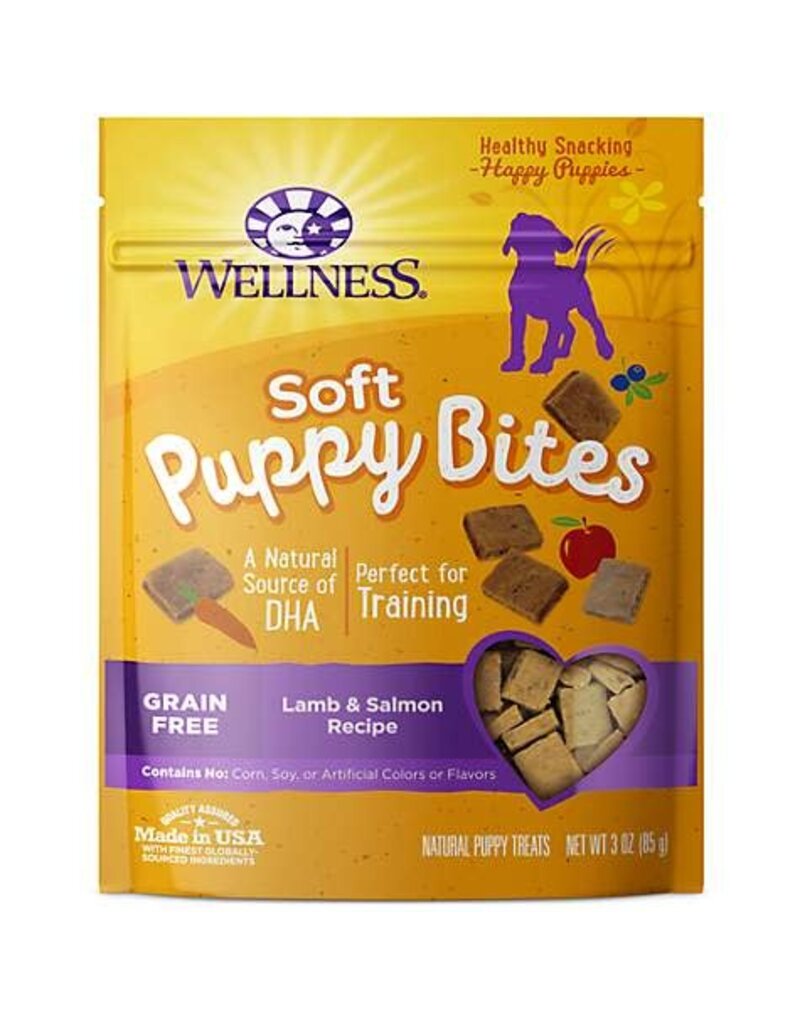 Wellness Wellness Soft Puppy Bites Grain-Free Lamb & Salmon Recipe Dog Treats 3 oz
