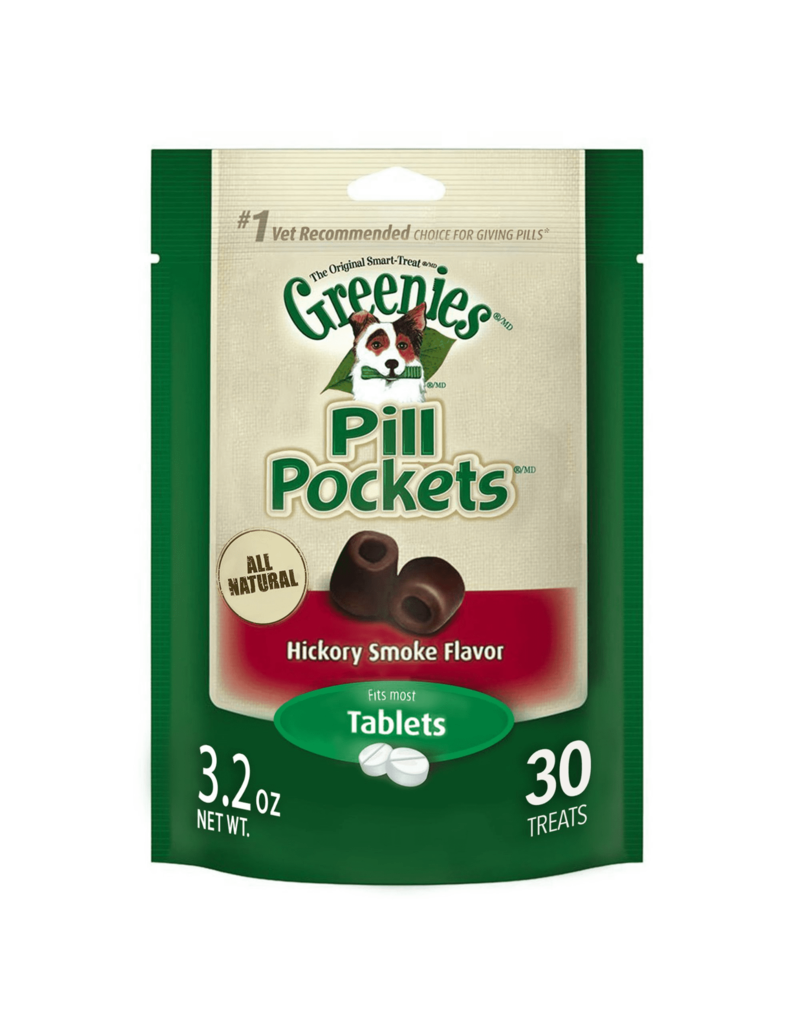 Greenies Greenies Pill Pockets Canine Hickory Smoke Flavor Dog Treats, 30 tablets 3.2 oz