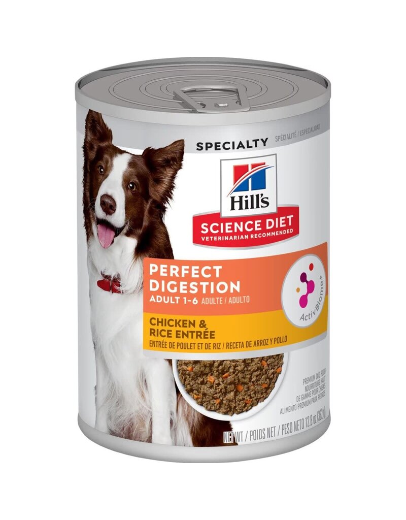 Hills Science Diet Adult Entree Perfect Digestion Chicken & Rice Dog Food - 12.5 oz (608495)