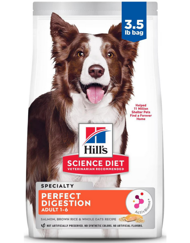 Hill's Science Hill's Science Diet Adult Perfect Digestion Salmon Dry Dog Food 3.5-lb (605824)