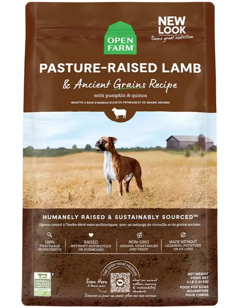 Open Farm Open Farm Pasture Raised Lamb & Ancient Grains Dog Food 11LB
