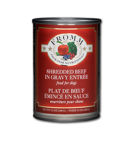 Fromm Fromm Family Four Star Shredded Beef in Gravy Canned Dog Food 12oz