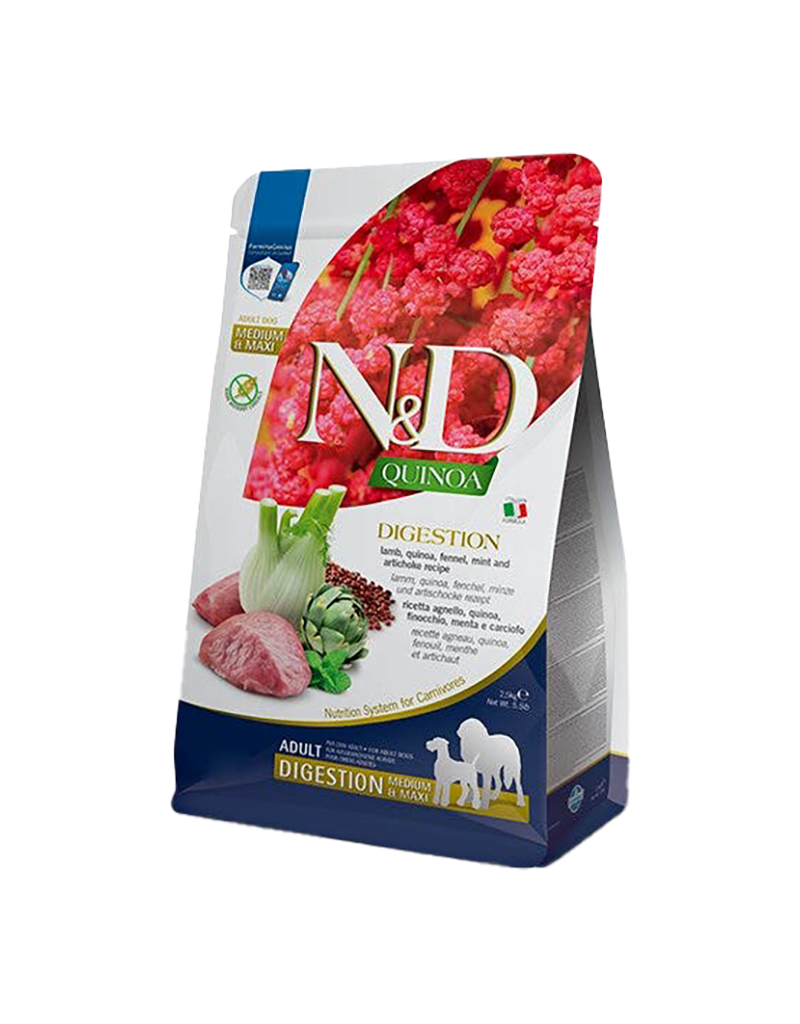 Farmina Farmina Dog Quinoa Digestion Lamb Medium Maxi 5.5Lb