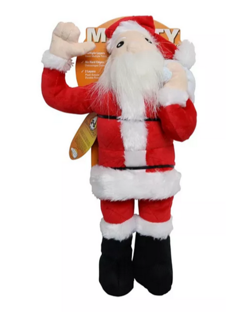 Mighty VIP Tuffy Mighty Arctic Santa Christmas Dog Toy