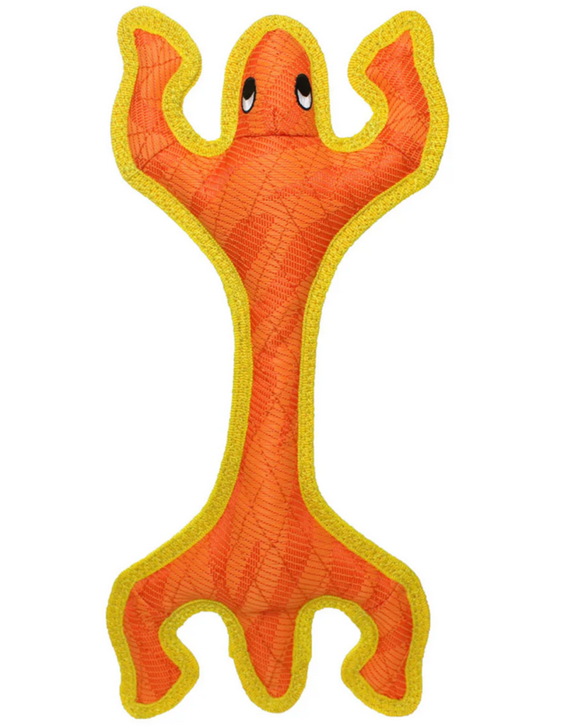 DuraForce DuraForce Lizard- Orange, Durable, Squeaky Dog Toy