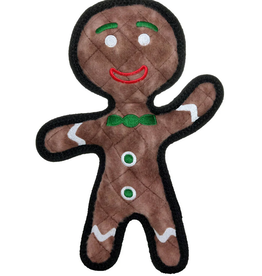 Tuffy's VIP Tuffy Gingerbread Man Christmas Dog Toy