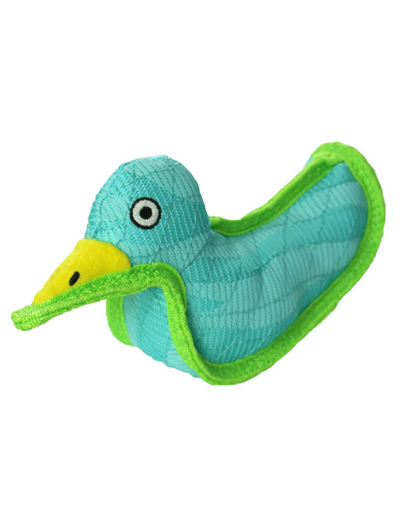 Tuffy's DuraForce Duck Tiger - Blue, Durable, Squeaky Dog Toy