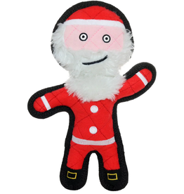 Tuffy's VIP Tuffy Santa Christmas Dog Toy