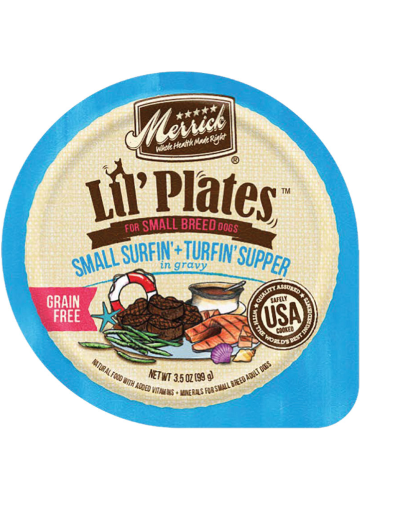 Merrick Merrick Lil Plate Gf Surf N Turf, 3.5 Oz