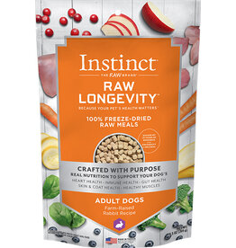instinct NV RAW LONGVTY D FZD MEALS 9.5oz/8 RABBIT