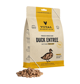 Vital Essentials Vital Essentials Freeze-Dried Mini Duck Nibs Cat Food 12oz