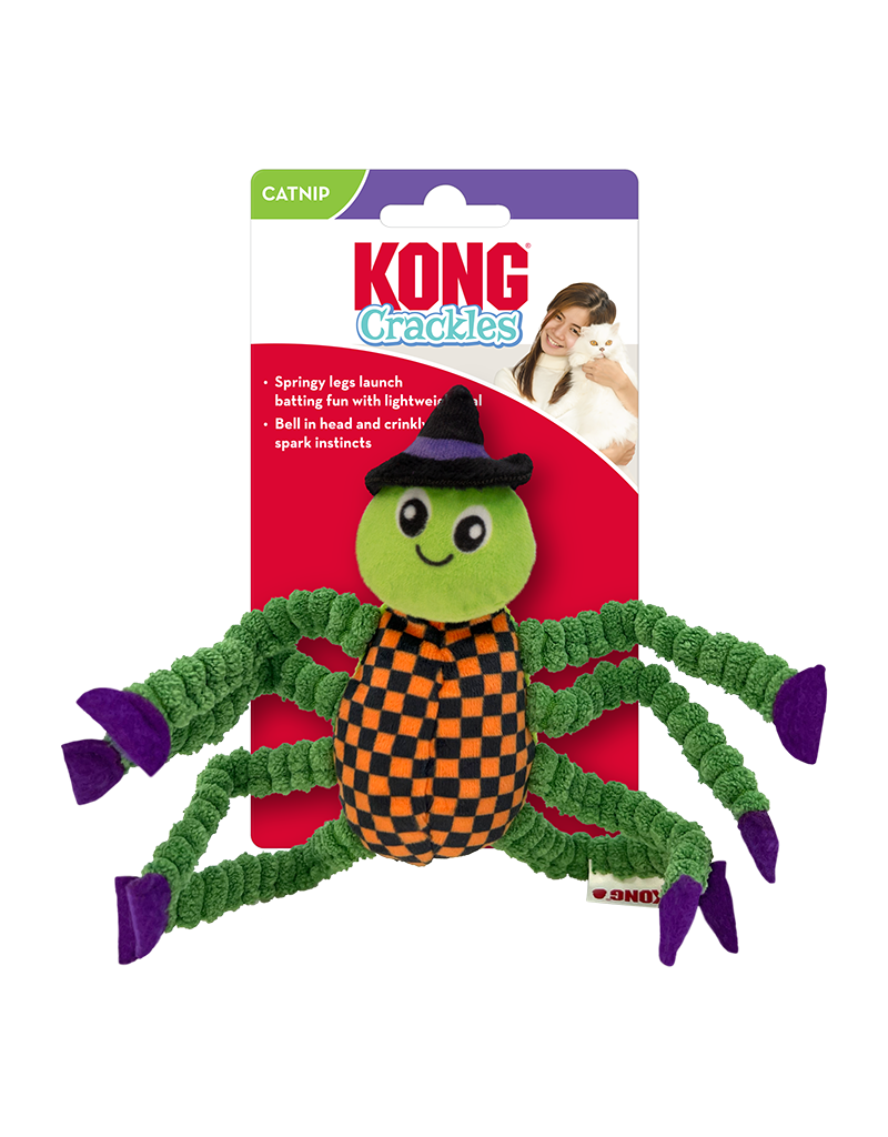 Kong Kong Cat Halloween Crackles Spider