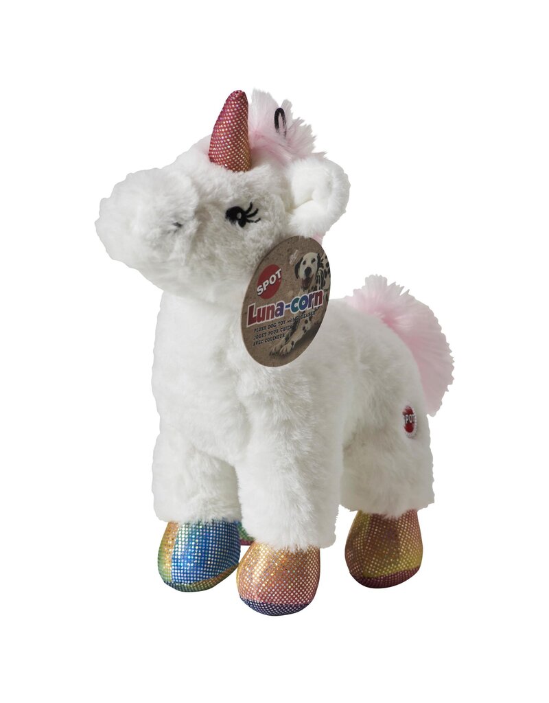 Ethical Luna-Corn Plush Dog Toy Assorted 10"