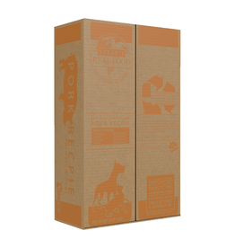 Steve's Real Food Frozen Raw Pork Nuggets For Dogs & Cats 9.75LB Box